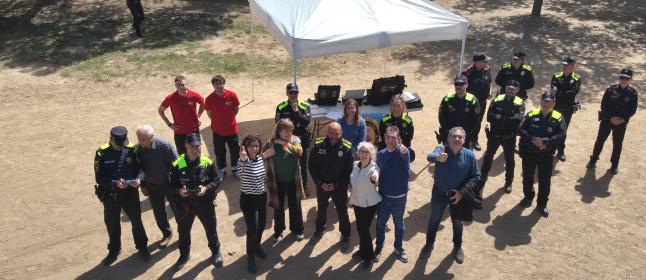 La nova unitat de dron de la Policia Local alça el vol