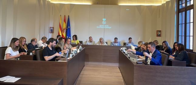 The May plenary session approves the concession of private use of the old plot of Les Carpes to create an area for leisure and sports activities
